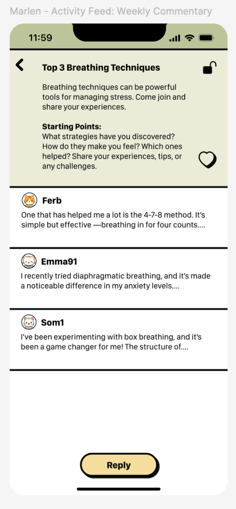 Replies to the discussion prompt.