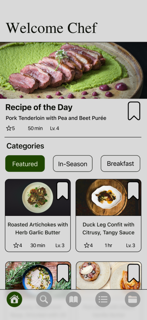 Navigation bar contrast before image