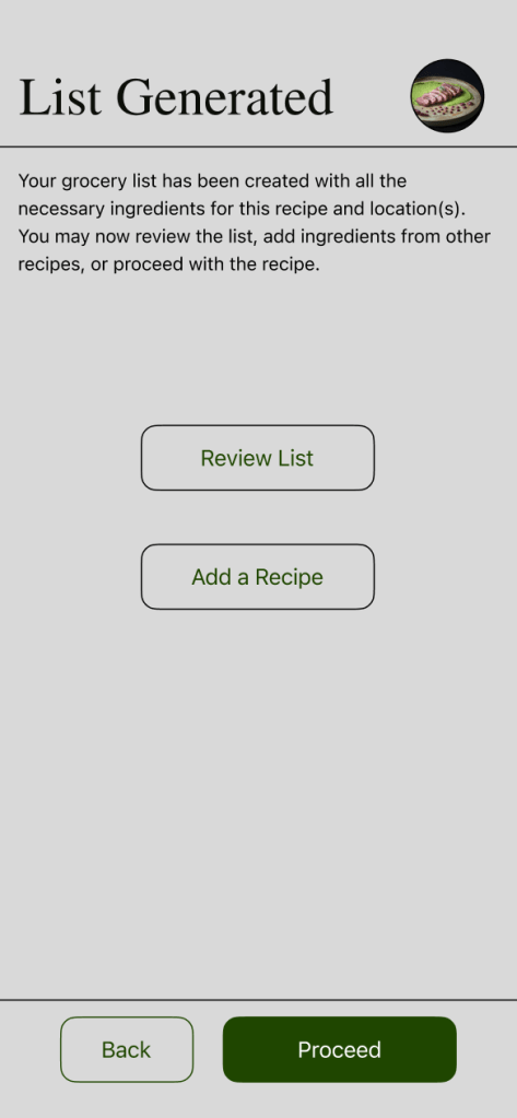 Updated Options for generated list After Image