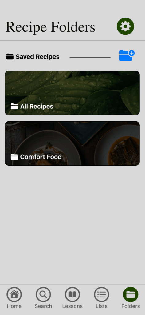 Folder Section Before Image